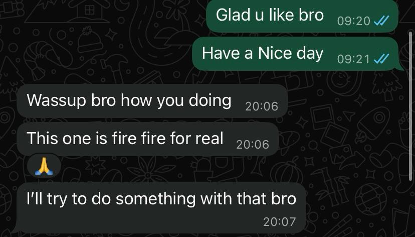 Trabalho com clientes do mundo todo a varios anos